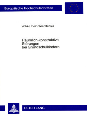 cover image of Raeumlich-konstruktive Stoerungen bei Grundschulkindern